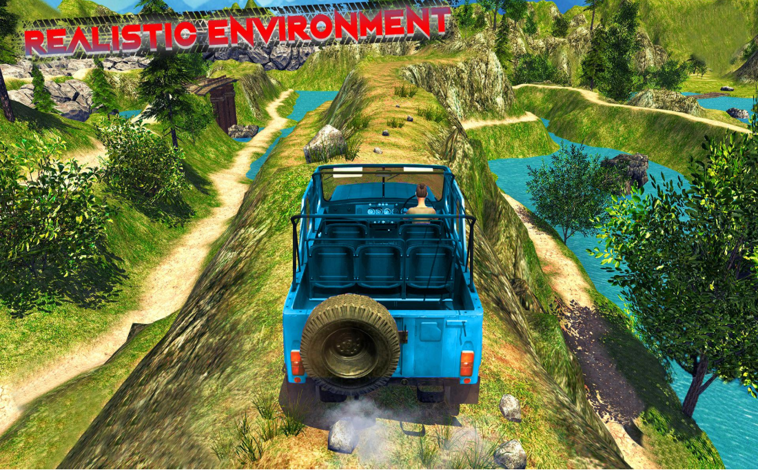 4x4疯狂特技越野吉普车(4x4 Offroad Jeep Driving Games)