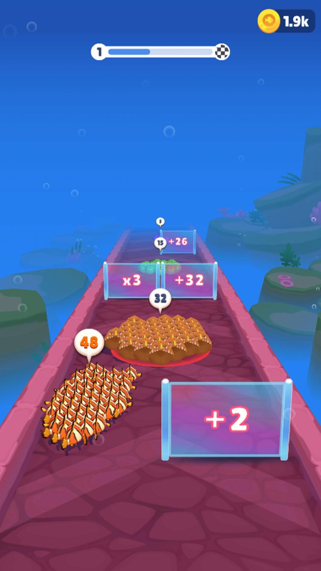 深海水母跑酷(Fish Run 3D Count Master)v0.7