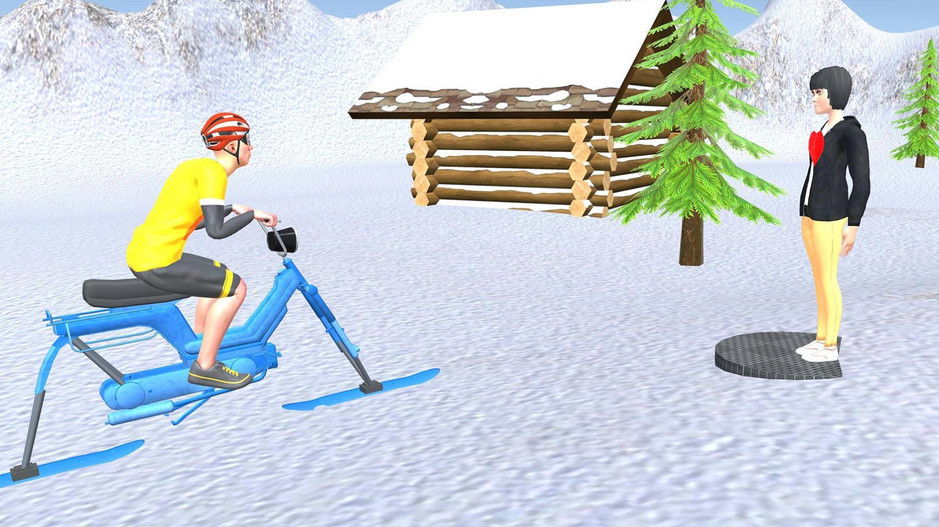 雪地自行车骑行(Snow Bike Ride)v0.1