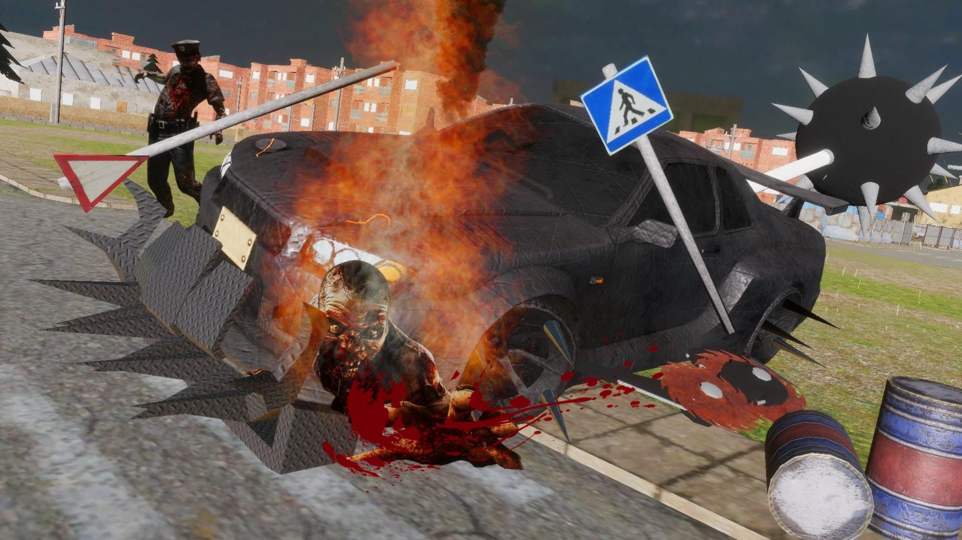 僵尸杀戮粉碎车(Zombie Killing Smash Car)v7