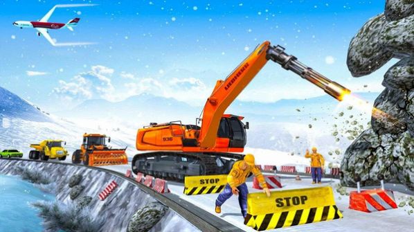 雪地挖掘机救援行动 v1.0