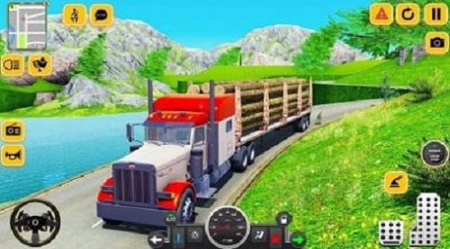 原木货运卡车(Log Cargo Transport Truck Game)