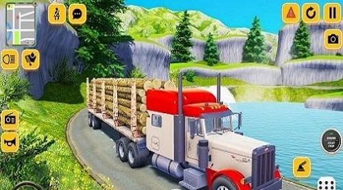 原木货运卡车(Log Cargo Transport Truck Game)