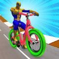 极限跑酷单车英雄(Superhero Bicycle Racing)