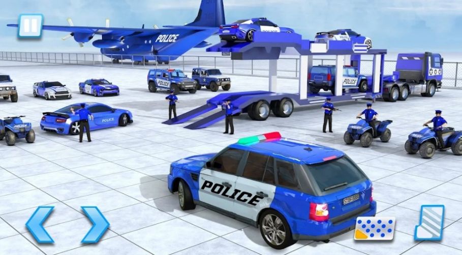 警车追逐运输车(US Police Car Park & Transport)