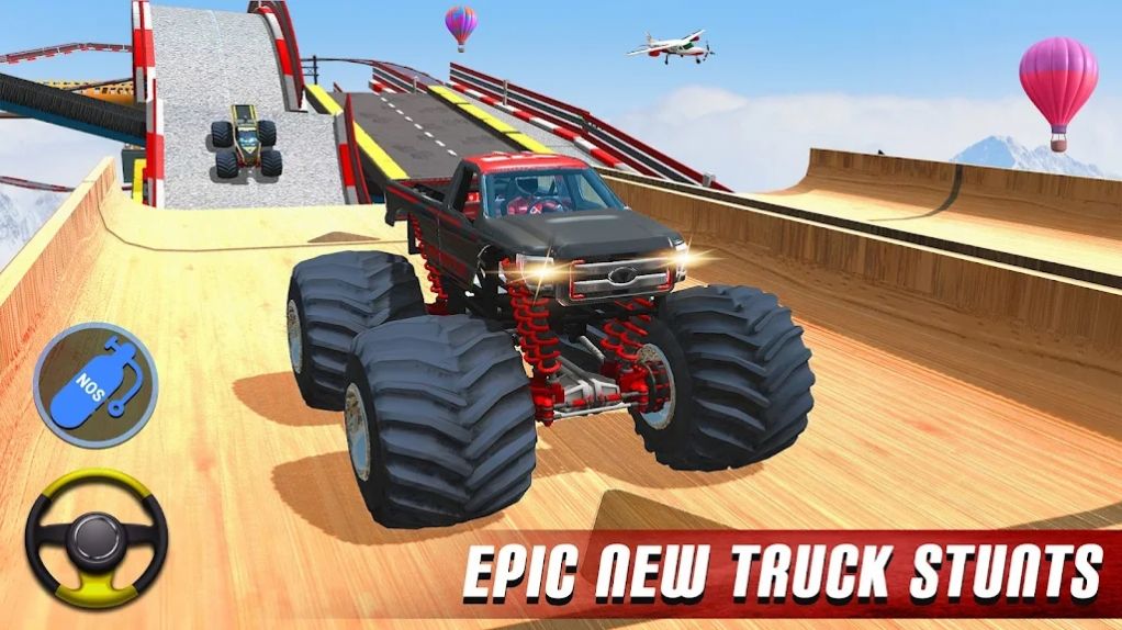 怪物卡车特技赛车挑战(Monster Truck Stunt Racing Challenge)