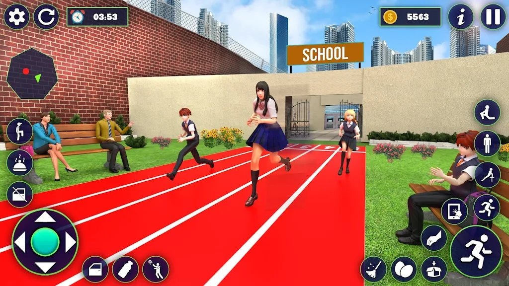 渺渺校园运动会(School Girl Life Simulator)