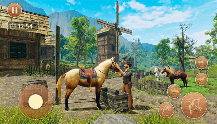 野马奔腾模拟驾驶(Wild Horse Games Horse Sim 3D)