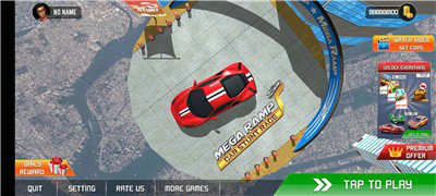 大坡道汽车特技驾驶(Mega Ramp Car Stunt Driving Games)