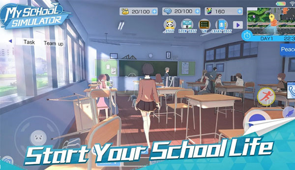 青春校园模拟器正版(My School Simulator)