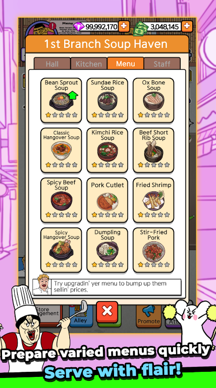 巷弄食堂大亨(jjaltoon Tycoon)