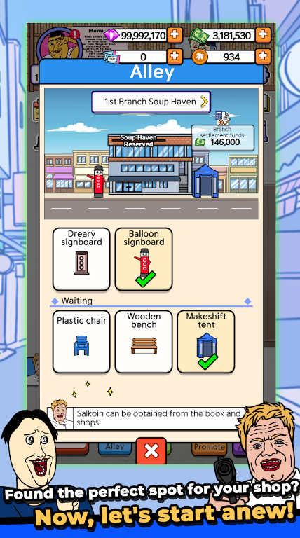 巷弄食堂大亨(jjaltoon Tycoon)