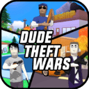 沙盒模拟器盗贼战争MOD菜单版(Dude Theft Wars)