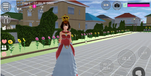 樱花校园模拟器有皇冠英文版